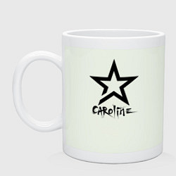 Кружка керамическая Caroline - star, цвет: фосфор