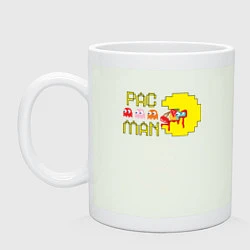 Кружка керамическая Pac-Man: Breakfast, цвет: фосфор