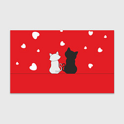Бумага для упаковки Cat Love, цвет: 3D-принт