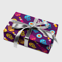Бумага для упаковки Черепа и свечки, цвет: 3D-принт — фото 2