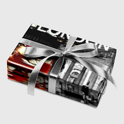 Бумага для упаковки Лондон - ночной автобус, цвет: 3D-принт — фото 2