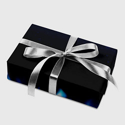 Бумага для упаковки Синий Огонь, цвет: 3D-принт — фото 2