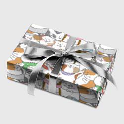 Бумага для упаковки Большая семья котиков, цвет: 3D-принт — фото 2