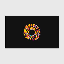 Бумага для упаковки Пончик Гомер, цвет: 3D-принт