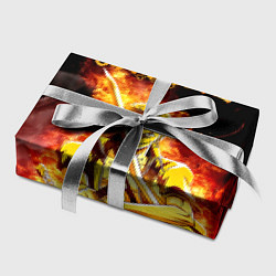 Бумага для упаковки Зоро в огне One Piece Большой куш, цвет: 3D-принт — фото 2