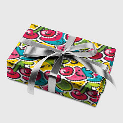 Бумага для упаковки Лето Ягоды Фрукты, цвет: 3D-принт — фото 2
