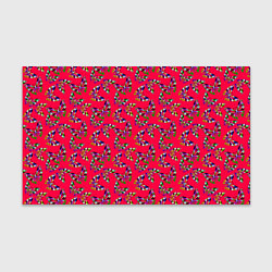 Бумага для упаковки Бабочки на красном фоне, цвет: 3D-принт