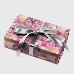 Бумага для упаковки Розовый тропический узор, цвет: 3D-принт — фото 2
