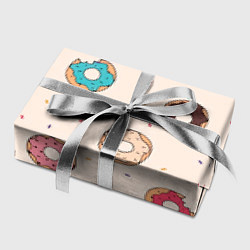 Бумага для упаковки Кусанные пончики, цвет: 3D-принт — фото 2