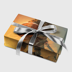 Бумага для упаковки Винланд стоит на скале сага, цвет: 3D-принт — фото 2