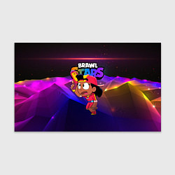 Бумага для упаковки Мег BrawlStars space, цвет: 3D-принт