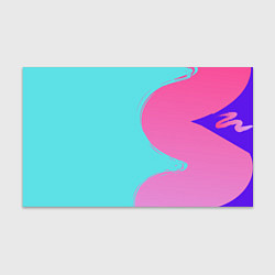 Бумага для упаковки Розово-голубой градиент, цвет: 3D-принт