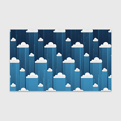 Бумага для упаковки Облака в очереди, цвет: 3D-принт