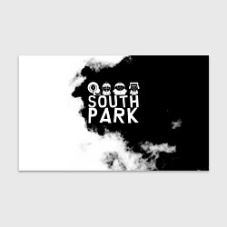 Бумага для упаковки Все пацаны на черном фоне Южный Парк, цвет: 3D-принт
