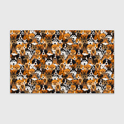 Бумага для упаковки Разные Собаки, цвет: 3D-принт