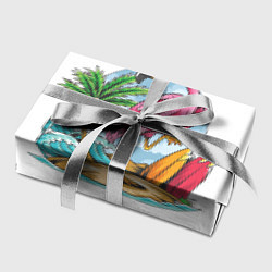 Бумага для упаковки Фламинго На Острове, цвет: 3D-принт — фото 2