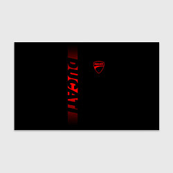 Бумага для упаковки DUCATI BLACK RED LINE, цвет: 3D-принт