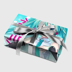 Бумага для упаковки Hatsune Miku, Мику Хацунэ, цвет: 3D-принт — фото 2
