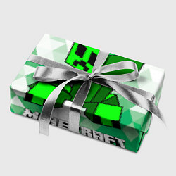Бумага для упаковки Minecraft Creeper ползучий камикадзе, цвет: 3D-принт — фото 2