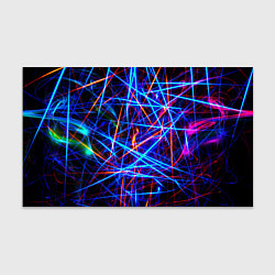 Бумага для упаковки NEON LINES Glowing Lines Effect, цвет: 3D-принт