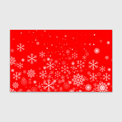 Бумага для упаковки Летящие снежинки, цвет: 3D-принт
