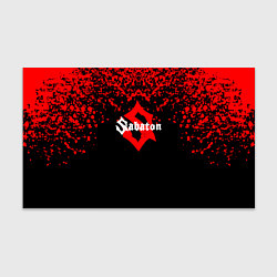 Бумага для упаковки Sabaton красные брызги, цвет: 3D-принт