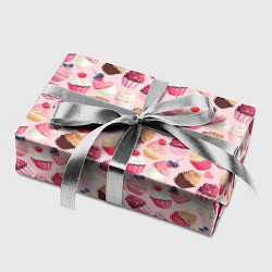 Бумага для упаковки Пирожные с Ягодами, цвет: 3D-принт — фото 2