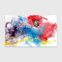 Бумага для упаковки Красочный лев на цветном облаке, цвет: 3D-принт