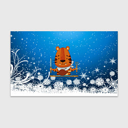 Бумага для упаковки Тигр Праздничный стол, цвет: 3D-принт