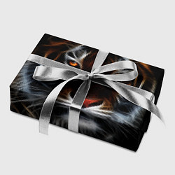 Бумага для упаковки Тигр в Темноте Глаза Зверя, цвет: 3D-принт — фото 2