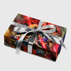 Бумага для упаковки ГЕРОИ DOTA 2 НЕОН АРТ, цвет: 3D-принт — фото 2