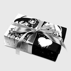 Бумага для упаковки BLACK AND WHITE BENDY AND THE INK MACHINE, цвет: 3D-принт — фото 2