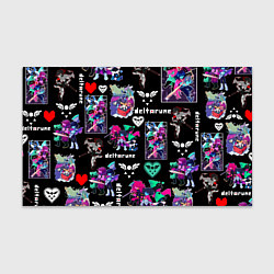Бумага для упаковки DELTARUNE PATTERN ART ГЕРОИ ДЕЛЬТАРУН, цвет: 3D-принт