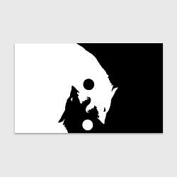 Бумага для упаковки Волки Инь и Янь Добро и Зло, цвет: 3D-принт