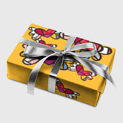Бумага для упаковки Romero Britto - flying hearts, цвет: 3D-принт — фото 2
