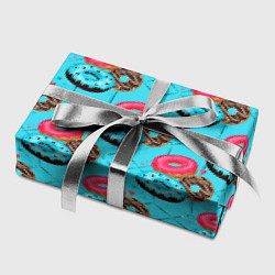 Бумага для упаковки Яркие пончики, цвет: 3D-принт — фото 2