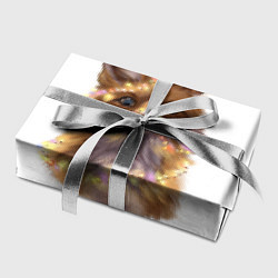 Бумага для упаковки Fox with a garland, цвет: 3D-принт — фото 2