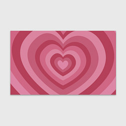 Бумага для упаковки Сердца LOVE, цвет: 3D-принт