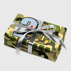 Бумага для упаковки Сильные подарки ко Дню Защитника Отечества, цвет: 3D-принт — фото 2