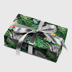 Бумага для упаковки Зебра и листья, цвет: 3D-принт — фото 2
