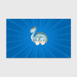 Бумага для упаковки Мама-динозавр с детенышами, цвет: 3D-принт