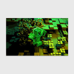 Бумага для упаковки Minecraft Creeper Mob, цвет: 3D-принт