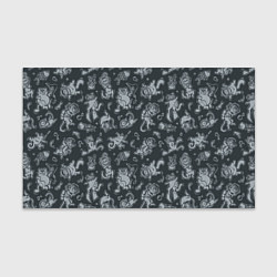 Бумага для упаковки Морские Котики: Черный, цвет: 3D-принт