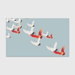 Бумага для упаковки Стая журавлей, цвет: 3D-принт