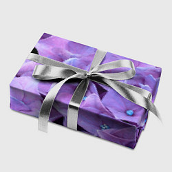 Бумага для упаковки Фиолетово-сиреневые цветы, цвет: 3D-принт — фото 2