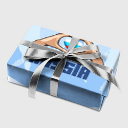 Бумага для упаковки Люблю Россию - сердечко руками, цвет: 3D-принт — фото 2