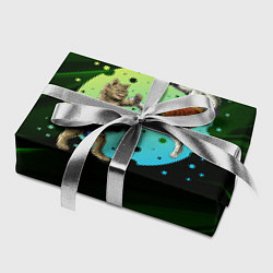 Бумага для упаковки Кошачий бой - карате, цвет: 3D-принт — фото 2
