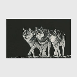 Бумага для упаковки Три волка, цвет: 3D-принт