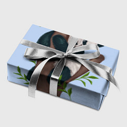 Бумага для упаковки Забавная панда на дереве, цвет: 3D-принт — фото 2