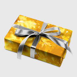 Бумага для упаковки Золотые листья на ветках, цвет: 3D-принт — фото 2